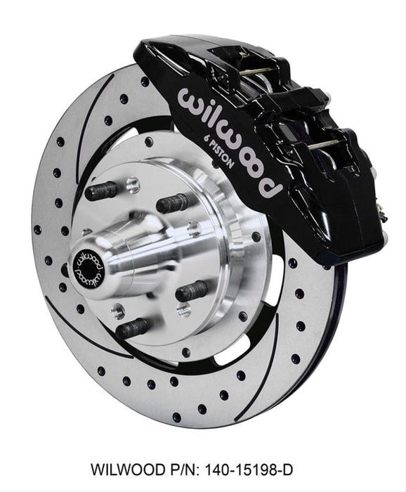 Wilwood Disc Brakes Wilwood Forged DynaPro 6 Big Brake Front Brake Kits 140-15198-D Autofit