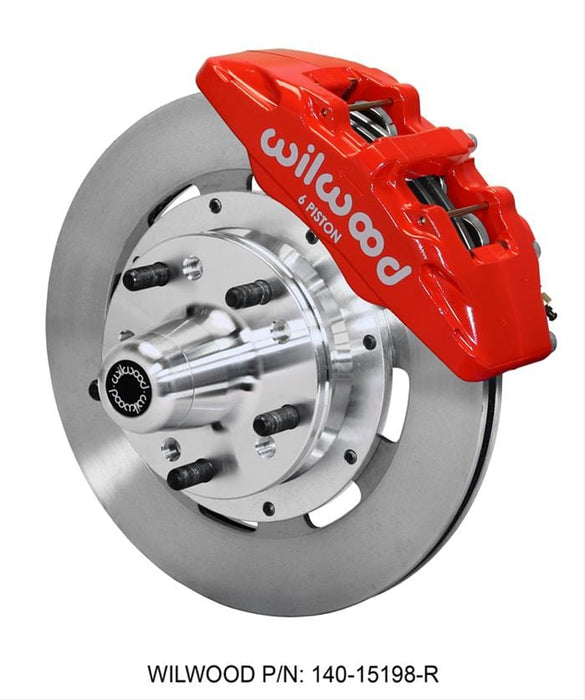 Wilwood Disc Brakes Wilwood Forged DynaPro 6 Big Brake Front Brake Kits 140-15198-R Autofit