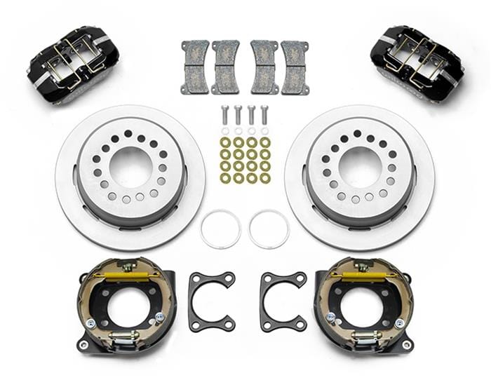 Wilwood Disc Brakes Wilwood Forged DynaPro Low-Profile Dust Seal Rear Parking Brake Kits 140-15601 Autofit
