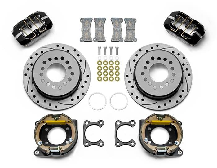 Wilwood Disc Brakes Wilwood Forged DynaPro Low-Profile Dust Seal Rear Parking Brake Kits 140-15601-D Autofit