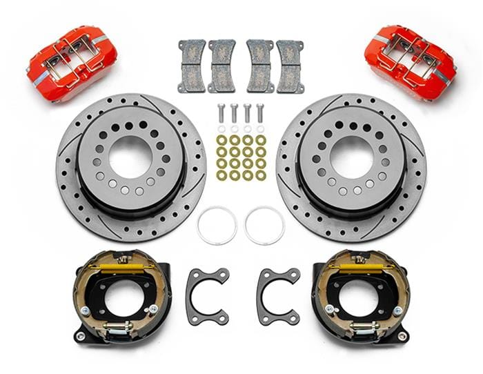 Wilwood Disc Brakes Wilwood Forged DynaPro Low-Profile Dust Seal Rear Parking Brake Kits 140-15603-DR Autofit