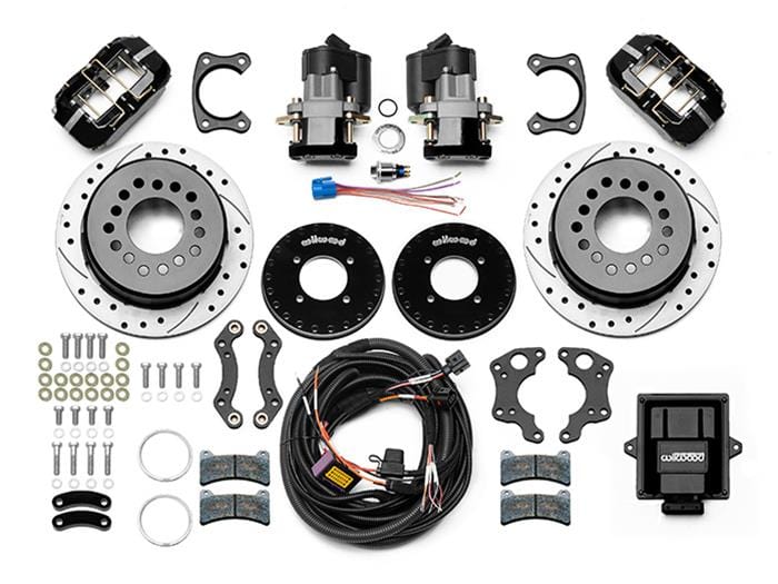 Wilwood Disc Brakes Wilwood Forged DynaPro Low-Profile Rear Electronic Parking Brake Kits 140-16129-D Autofit