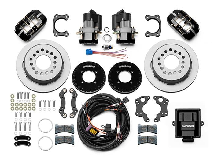 Wilwood Disc Brakes Wilwood Forged DynaPro Low-Profile Rear Electronic Parking Brake Kits 140-16141 Autofit