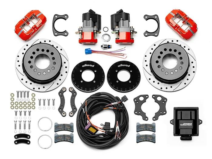 Wilwood Disc Brakes Wilwood Forged DynaPro Low-Profile Rear Electronic Parking Brake Kits 140-16141-DR Autofit