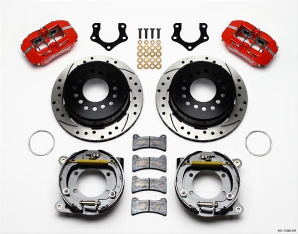 Wilwood Disc Brakes Wilwood Forged DynaPro Low-Profile Rear Parking Brake Kits 140-11386-DR Autofit