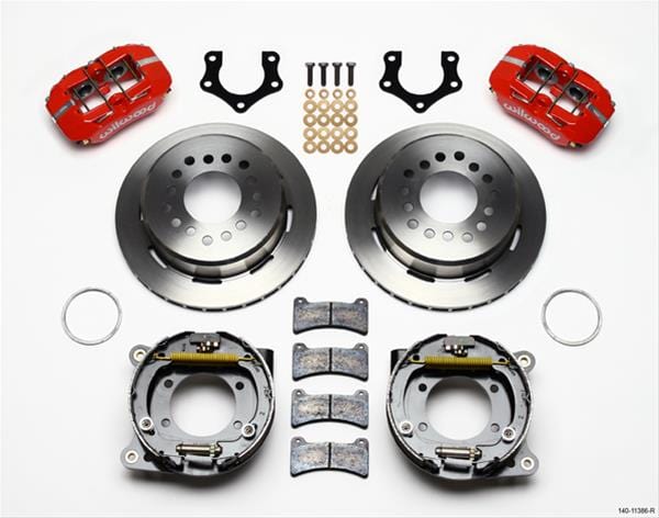 Wilwood Disc Brakes Wilwood Forged DynaPro Low-Profile Rear Parking Brake Kits 140-11386-R Autofit