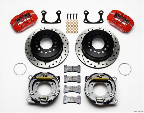 Wilwood Disc Brakes Wilwood Forged DynaPro Low-Profile Rear Parking Brake Kits 140-11387-DR Autofit