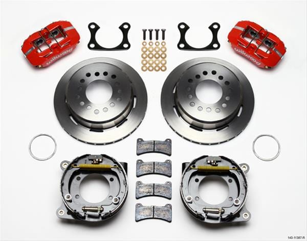 Wilwood Disc Brakes Wilwood Forged DynaPro Low-Profile Rear Parking Brake Kits 140-11387-R Autofit