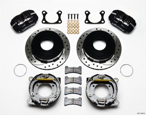 Wilwood Disc Brakes Wilwood Forged DynaPro Low-Profile Rear Parking Brake Kits 140-11388-D Autofit