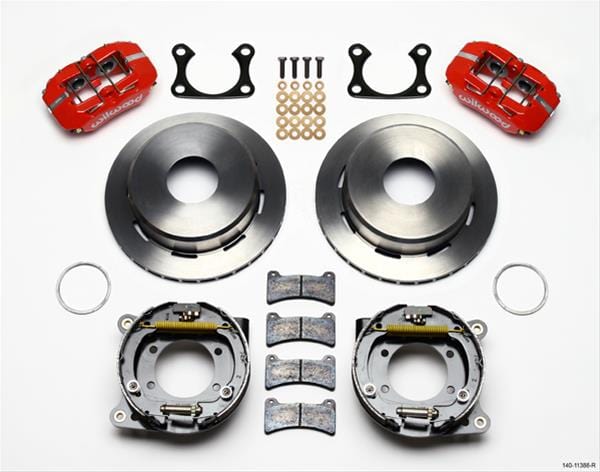 Wilwood Disc Brakes Wilwood Forged DynaPro Low-Profile Rear Parking Brake Kits 140-11388-R Autofit