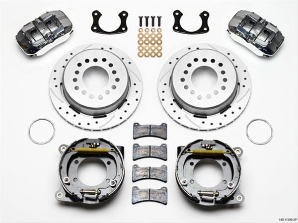 Wilwood Disc Brakes Wilwood Forged DynaPro Low-Profile Rear Parking Brake Kits 140-11389-DP Autofit