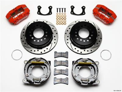 Wilwood Disc Brakes Wilwood Forged DynaPro Low-Profile Rear Parking Brake Kits 140-11389-DR Autofit