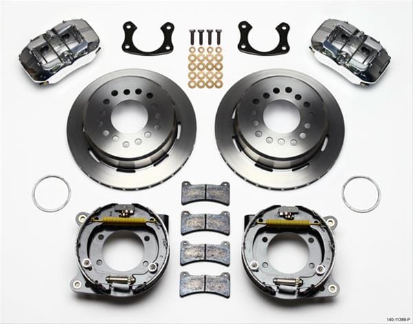 Wilwood Disc Brakes Wilwood Forged DynaPro Low-Profile Rear Parking Brake Kits 140-11389-P Autofit