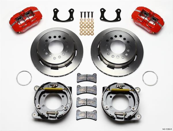 Wilwood Disc Brakes Wilwood Forged DynaPro Low-Profile Rear Parking Brake Kits 140-11389-R Autofit