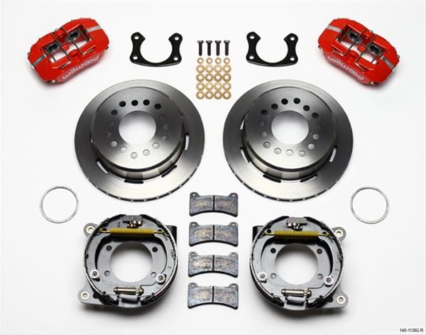 Wilwood Disc Brakes Wilwood Forged DynaPro Low-Profile Rear Parking Brake Kits 140-11392-R Autofit