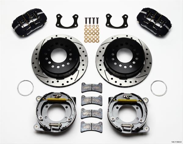 Wilwood Disc Brakes Wilwood Forged DynaPro Low-Profile Rear Parking Brake Kits 140-11393-D Autofit