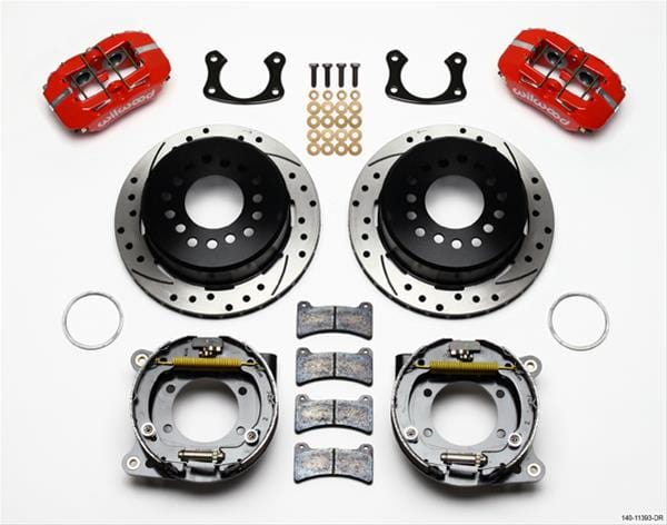 Wilwood Disc Brakes Wilwood Forged DynaPro Low-Profile Rear Parking Brake Kits 140-11393-DR Autofit