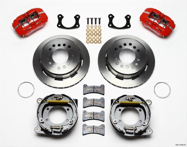Wilwood Disc Brakes Wilwood Forged DynaPro Low-Profile Rear Parking Brake Kits 140-11393-R Autofit
