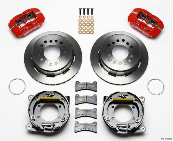 Wilwood Disc Brakes Wilwood Forged DynaPro Low-Profile Rear Parking Brake Kits 140-11396-R Autofit