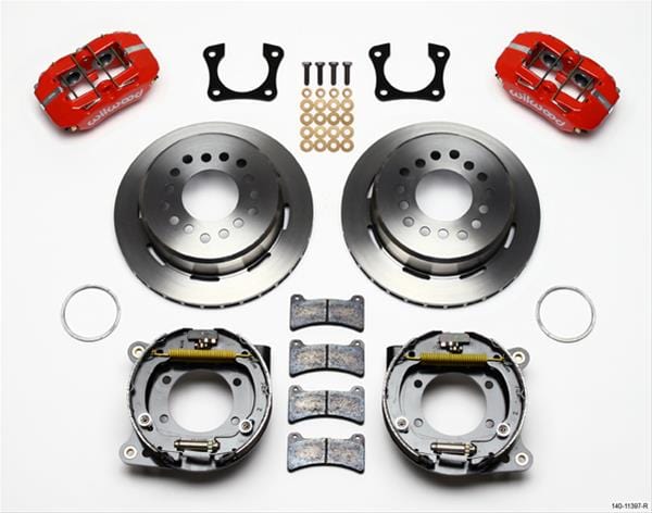 Wilwood Disc Brakes Wilwood Forged DynaPro Low-Profile Rear Parking Brake Kits 140-11397-R Autofit