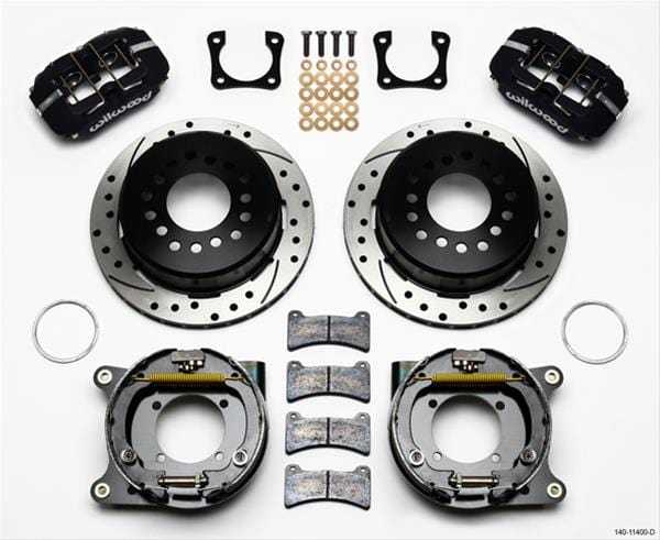 Wilwood Disc Brakes Wilwood Forged DynaPro Low-Profile Rear Parking Brake Kits 140-11400-D Autofit