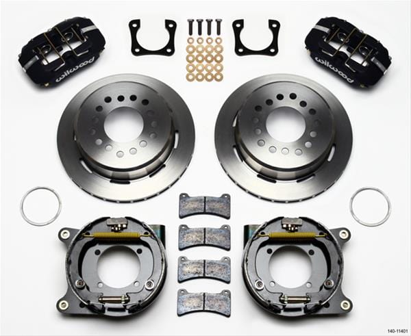 Wilwood Disc Brakes Wilwood Forged DynaPro Low-Profile Rear Parking Brake Kits 140-11401 Autofit