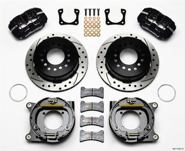 Wilwood Disc Brakes Wilwood Forged DynaPro Low-Profile Rear Parking Brake Kits 140-11401-D Autofit