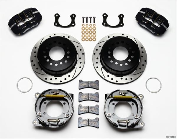 Wilwood Disc Brakes Wilwood Forged DynaPro Low-Profile Rear Parking Brake Kits 140-11402-D Autofit