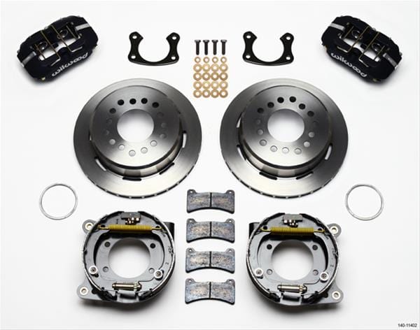 Wilwood Disc Brakes Wilwood Forged DynaPro Low-Profile Rear Parking Brake Kits 140-11402-P Autofit