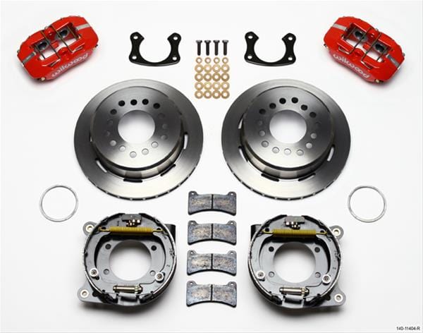 Wilwood Disc Brakes Wilwood Forged DynaPro Low-Profile Rear Parking Brake Kits 140-11404-R Autofit