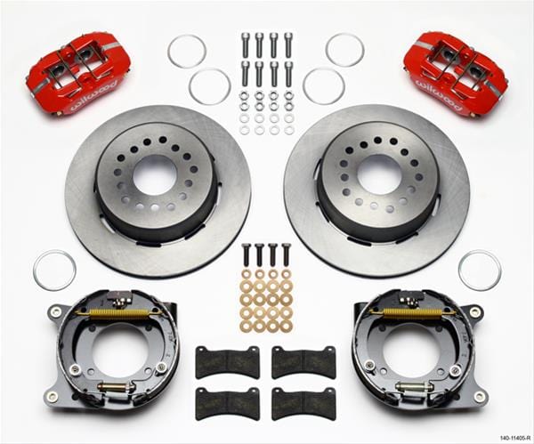 Wilwood Disc Brakes Wilwood Forged DynaPro Low-Profile Rear Parking Brake Kits 140-11405-R Autofit