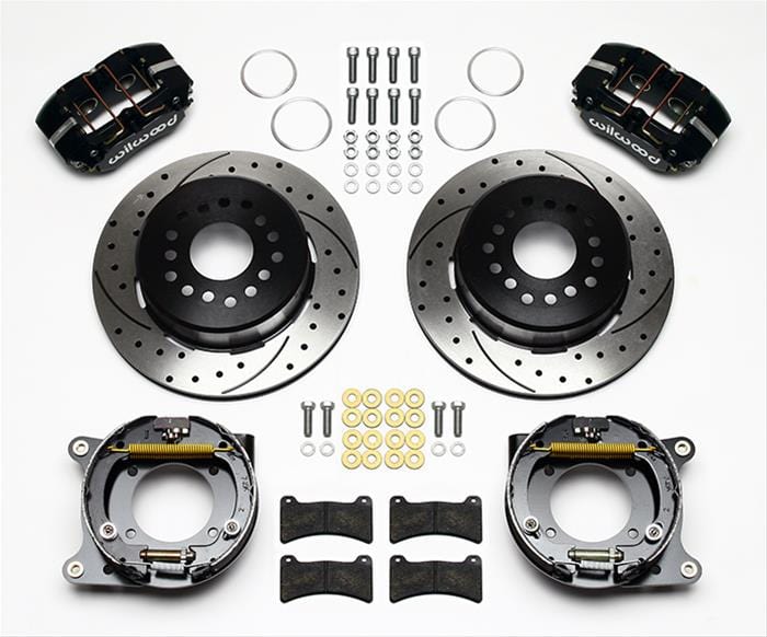 Wilwood Disc Brakes Wilwood Forged DynaPro Low-Profile Rear Parking Brake Kits 140-11827-D Autofit