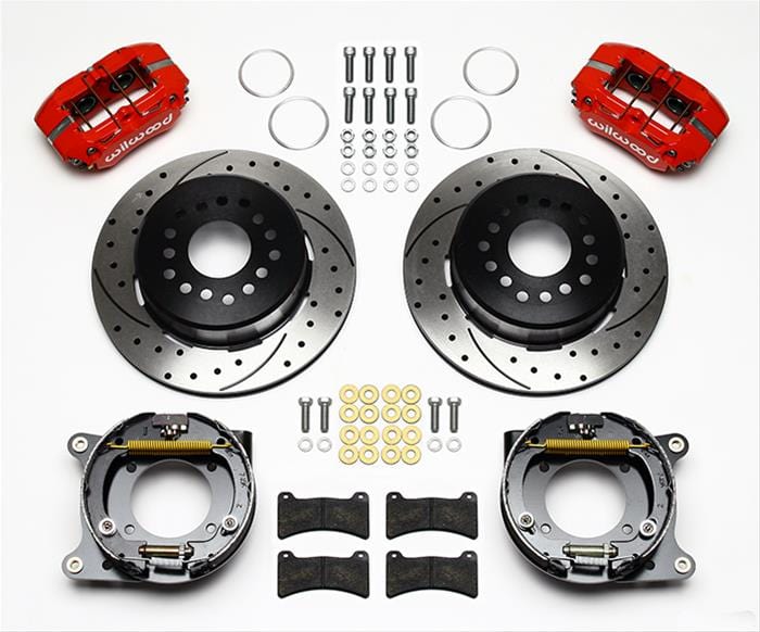 Wilwood Disc Brakes Wilwood Forged DynaPro Low-Profile Rear Parking Brake Kits 140-11827-DR Autofit