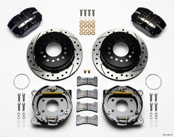 Wilwood Disc Brakes Wilwood Forged DynaPro Low-Profile Rear Parking Brake Kits 140-11941-D Autofit