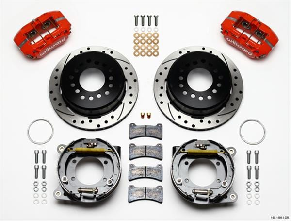 Wilwood Disc Brakes Wilwood Forged DynaPro Low-Profile Rear Parking Brake Kits 140-11941-DR Autofit