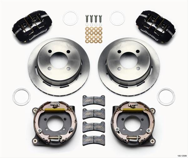 Wilwood Disc Brakes Wilwood Forged DynaPro Low-Profile Rear Parking Brake Kits 140-12589 Autofit