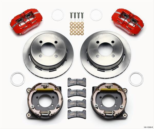 Wilwood Disc Brakes Wilwood Forged DynaPro Low-Profile Rear Parking Brake Kits 140-12589-R Autofit