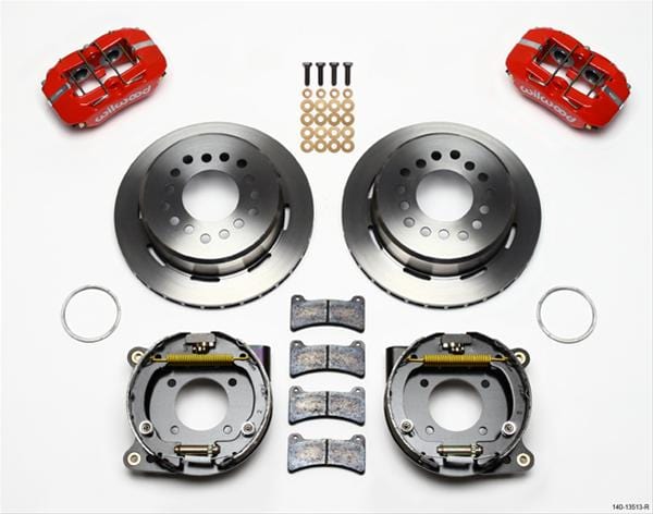Wilwood Disc Brakes Wilwood Forged DynaPro Low-Profile Rear Parking Brake Kits 140-13513-R Autofit