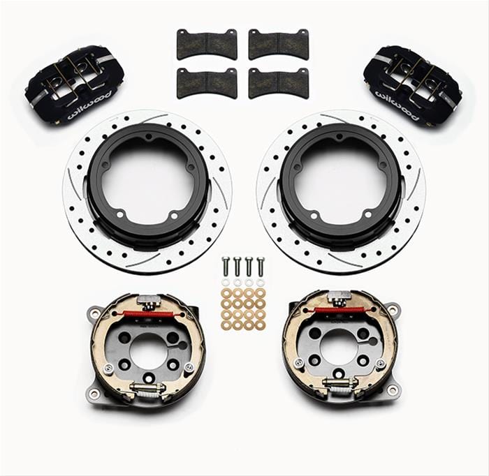 Wilwood Disc Brakes Wilwood Forged DynaPro Low-Profile Rear Parking Brake Kits 140-13952 Autofit