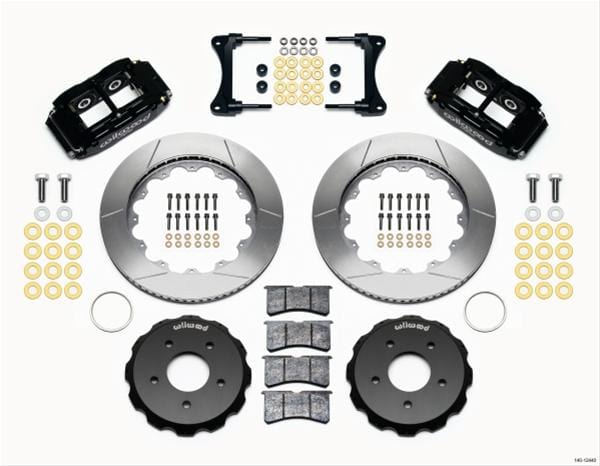 Wilwood Disc Brakes Wilwood Forged Narrow Superlite 4R Big Brake Front Brake Kits 140-12440 Autofit