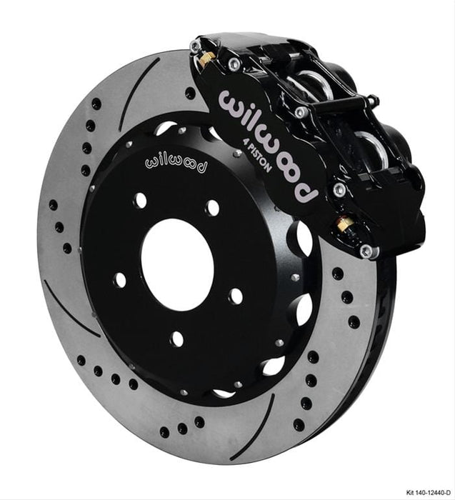 Wilwood Disc Brakes Wilwood Forged Narrow Superlite 4R Big Brake Front Brake Kits 140-12440-D Autofit