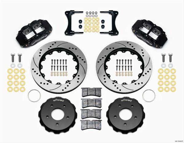 Wilwood Disc Brakes Wilwood Forged Narrow Superlite 4R Big Brake Front Brake Kits 140-12440-D Autofit