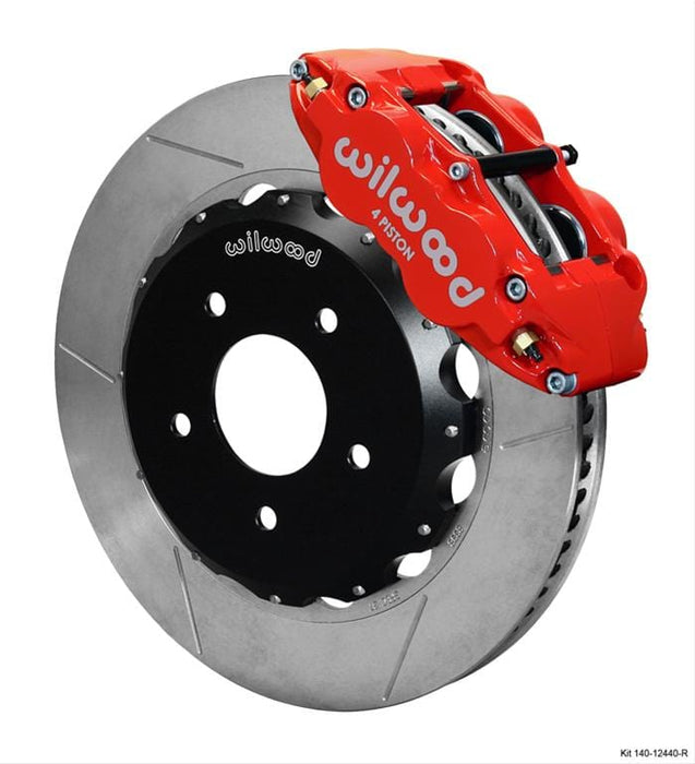 Wilwood Disc Brakes Wilwood Forged Narrow Superlite 4R Big Brake Front Brake Kits 140-12440-R Autofit