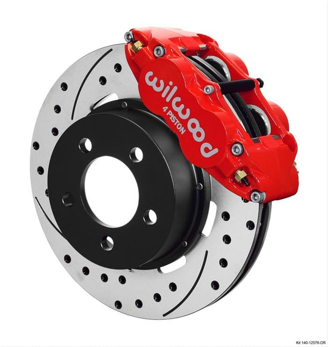 Wilwood Disc Brakes Wilwood Forged Narrow Superlite 4R Big Brake Front Brake Kits 140-12576-DR Autofit