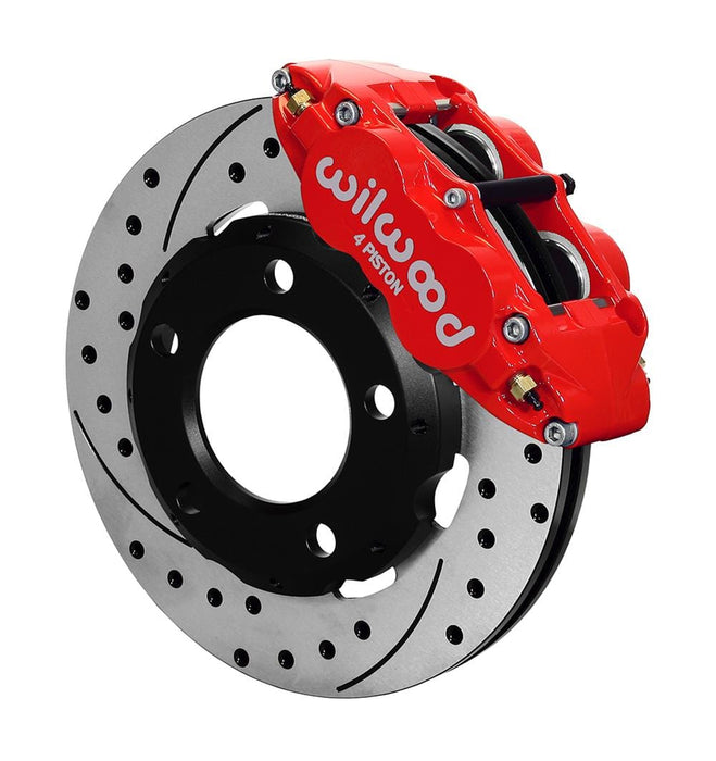 Wilwood Disc Brakes Wilwood Forged Narrow Superlite 4R Big Brake Front Brake Kits 140-12613-DR Autofit