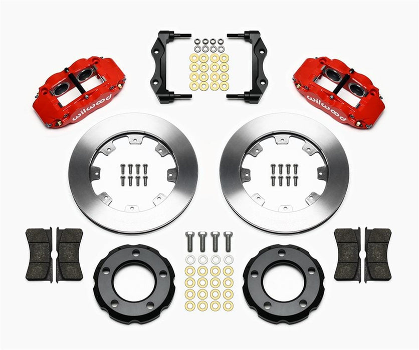 Wilwood Disc Brakes Wilwood Forged Narrow Superlite 4R Big Brake Front Brake Kits 140-12613-R Autofit