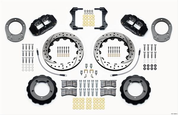 Wilwood Disc Brakes Wilwood Forged Narrow Superlite 4R Big Brake Front Brake Kits 140-13305-D Autofit