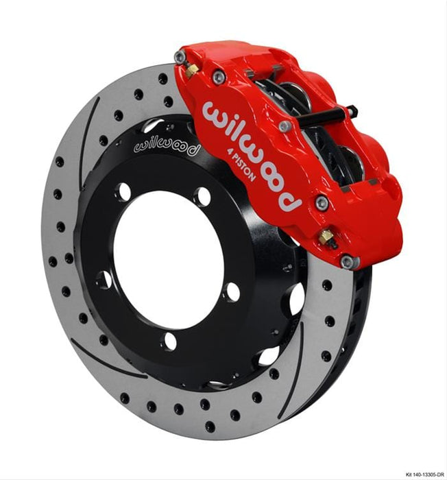 Wilwood Disc Brakes Wilwood Forged Narrow Superlite 4R Big Brake Front Brake Kits 140-13305-DR Autofit