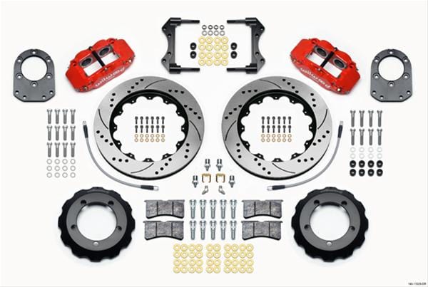 Wilwood Disc Brakes Wilwood Forged Narrow Superlite 4R Big Brake Front Brake Kits 140-13329-DR Autofit