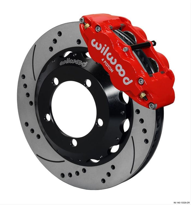 Wilwood Disc Brakes Wilwood Forged Narrow Superlite 4R Big Brake Front Brake Kits 140-13329-DR Autofit